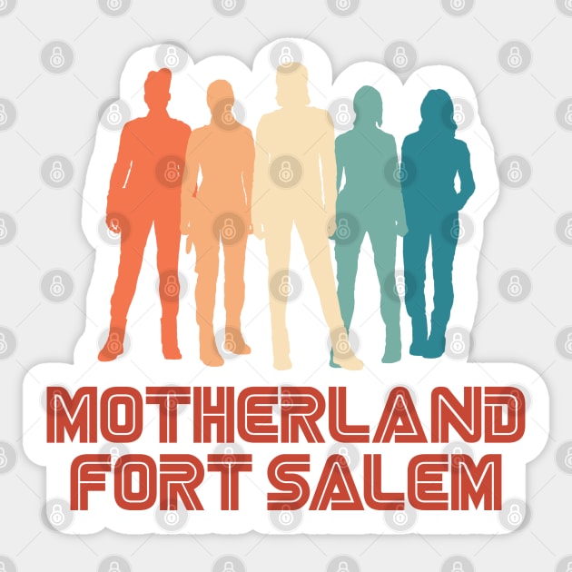 Retro Cast of Motherland Fort Salem Sticker by VikingElf